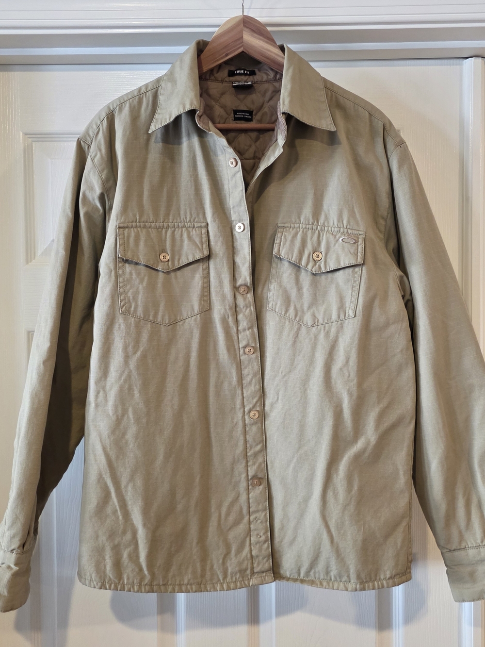 Oakley Men's Lightweight Shirt Jacket in Khaki